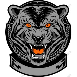Fierce Roaring Tiger Emblem