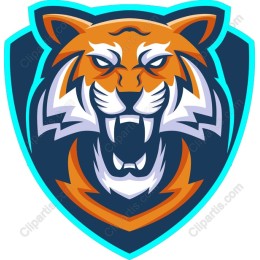 Fierce Tiger Head Emblem