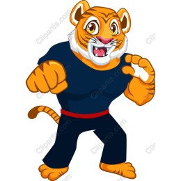 Playful Tiger Character