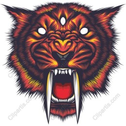 Fierce Tiger Head
