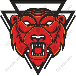 Fierce Red Lion