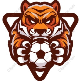 Tiger Soccer Emblem