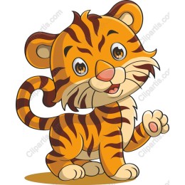 Cute Cartoon Tiger