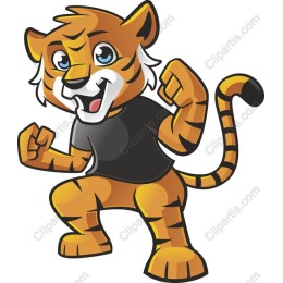 Sporty Tiger Character