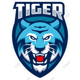 Fierce Blue Tiger