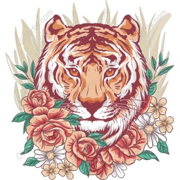 Majestic Tiger Floral