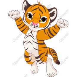 Jumping Tiger Cub