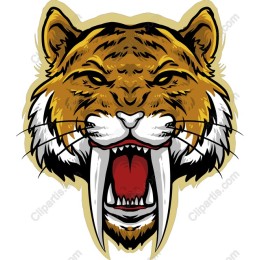 Fierce Saber-Toothed Tiger