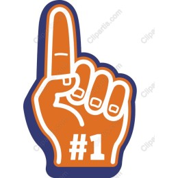 Number One Fan Foam Finger