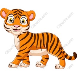 Cute Cartoon Tiger