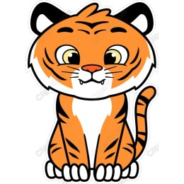 Playful Cartoon Tiger