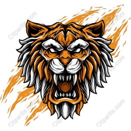 Fierce Tiger Head