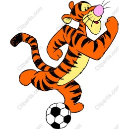 Energetic Tiger Soccer