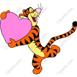 Playful Tiger Heart