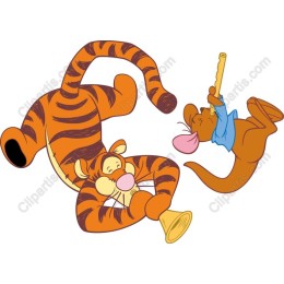 Whimsical Tiger and Musician