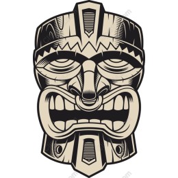 Vintage Tiki Mask