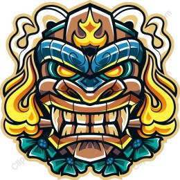 Tribal Mask - Fierce Cultural Essence