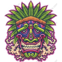 Tropical Tiki Mask