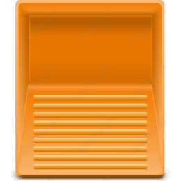 Vibrant Orange Dustpan