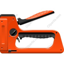 Orange Staple Gun