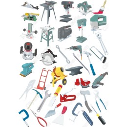 Essential Tools Clipart Bundle - Files