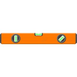 Vibrant Orange Spirit Level
