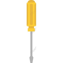 Classic Yellow Screwdriver
