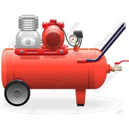 Red Air Compressor