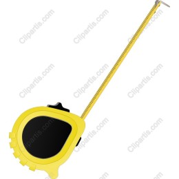 Vibrant Yellow Tape Measure