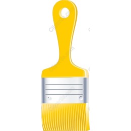 Yellow Paint Brush