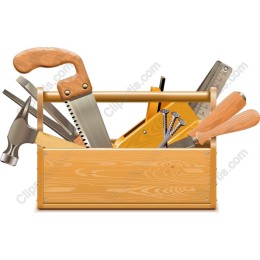 Classic Wooden Toolbox