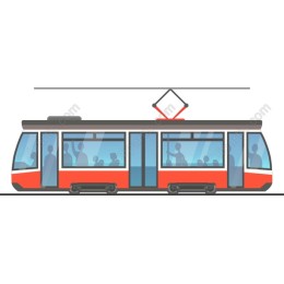 Vibrant Modern Tram
