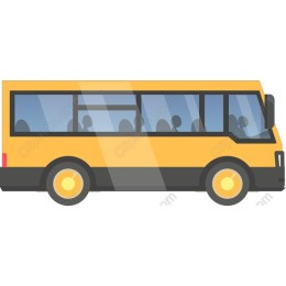 Vibrant Yellow Bus