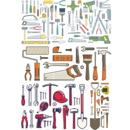  Tool Clipart Set - 100+ Hand & Power Tools