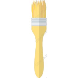 Vibrant Yellow Paintbrush