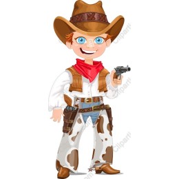 Playful Cowboy Character