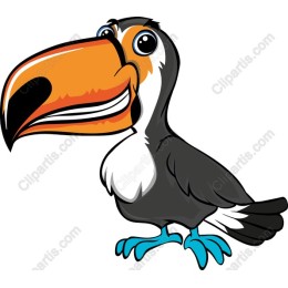 Cheerful Cartoon Toucan