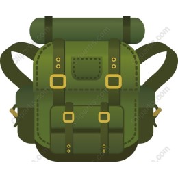 Classic Green Hiking Backpack