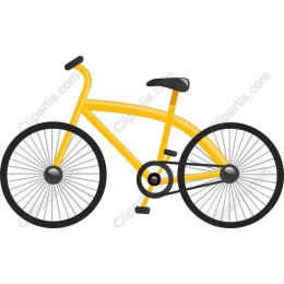 Vibrant Yellow Bicycle