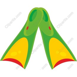 Vibrant Swimming Flippers