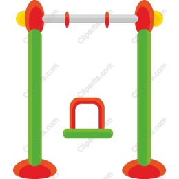 Colorful Playground Swing Set
