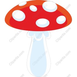 Playful Red Mushroom