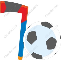 Vibrant Soccer Flag and Ball