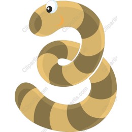 Charming Cartoon Snake