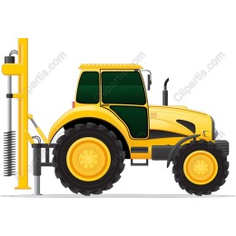 Yellow Tractor