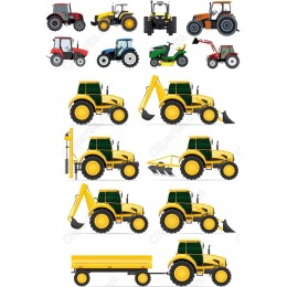 Tractor and Farming Equipment Bundle