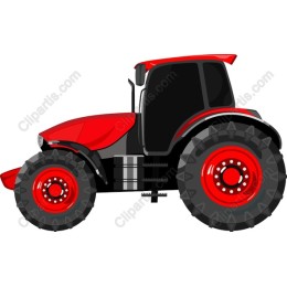 Dynamic Red Tractor