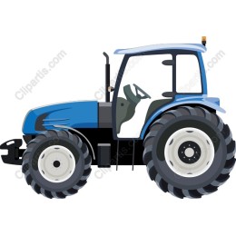 Premium Blue Tractor
