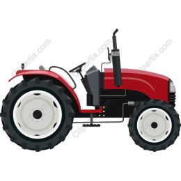 Classic Red Tractor