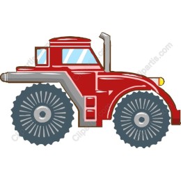 Vintage Red Tractor